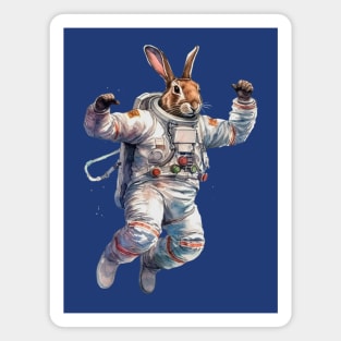 A Great Space Rabbit Magnet